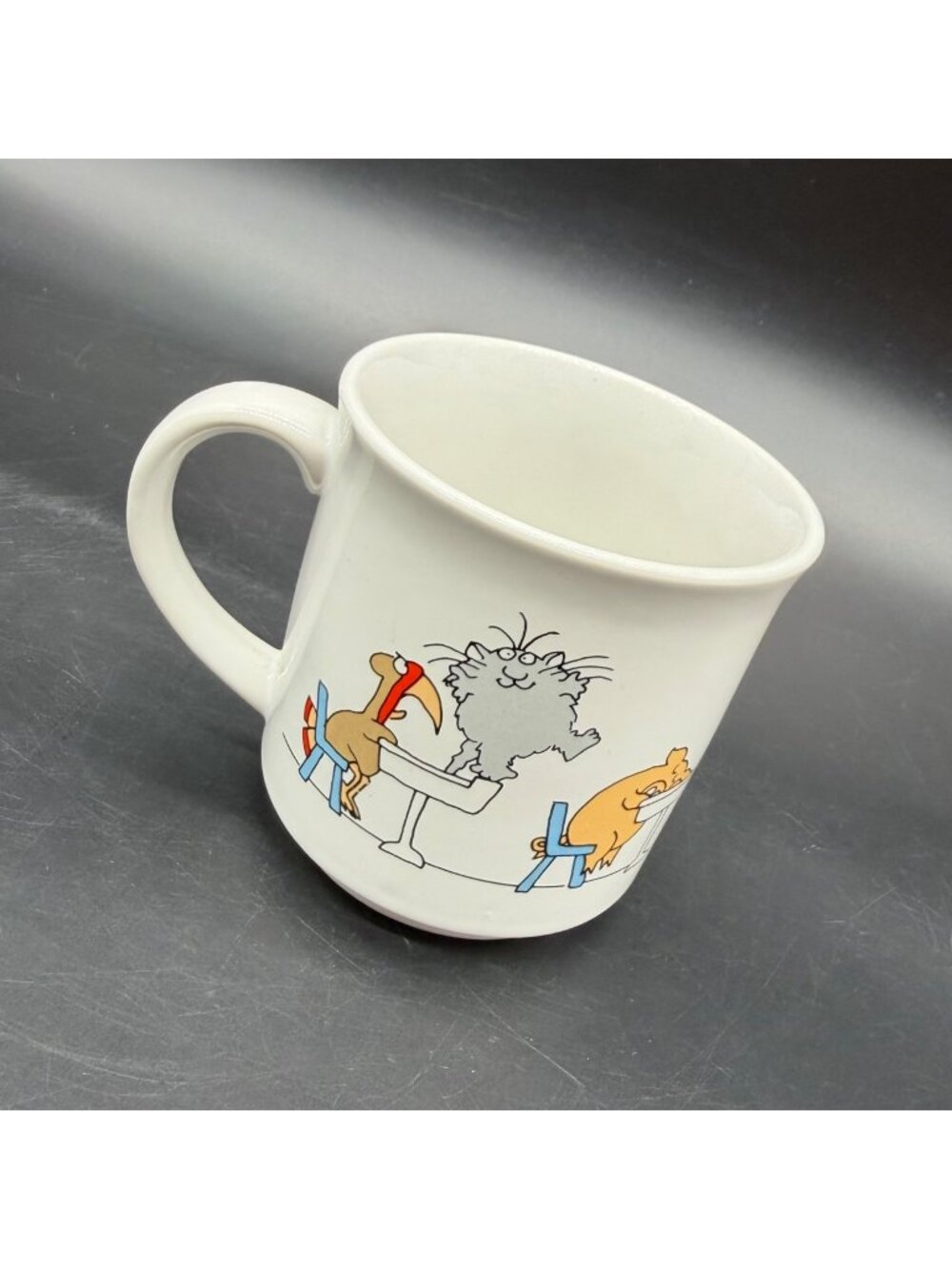 Teacher Mug Sandra Boynton 1980s Japan Vintage Ceramic Whimsical Kitschy Retro